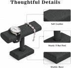 Leather Watch Display Stand T-Bar Showcase Jewelry Display Holder