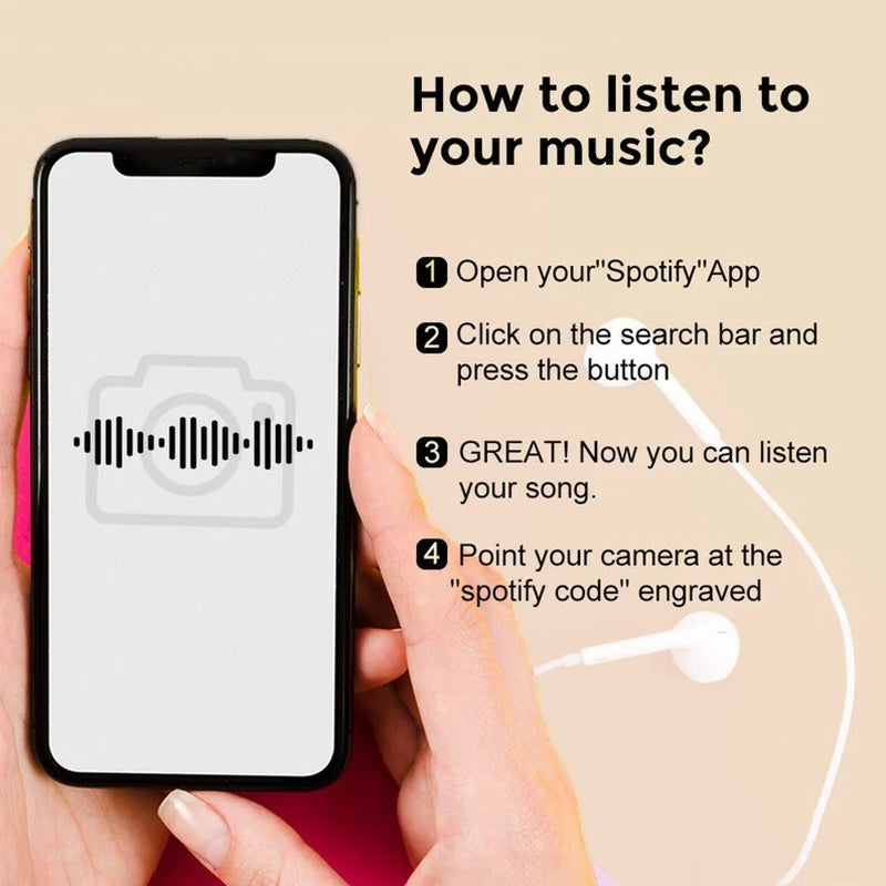 Customizable Spotify Photo Music Plaque Night Light