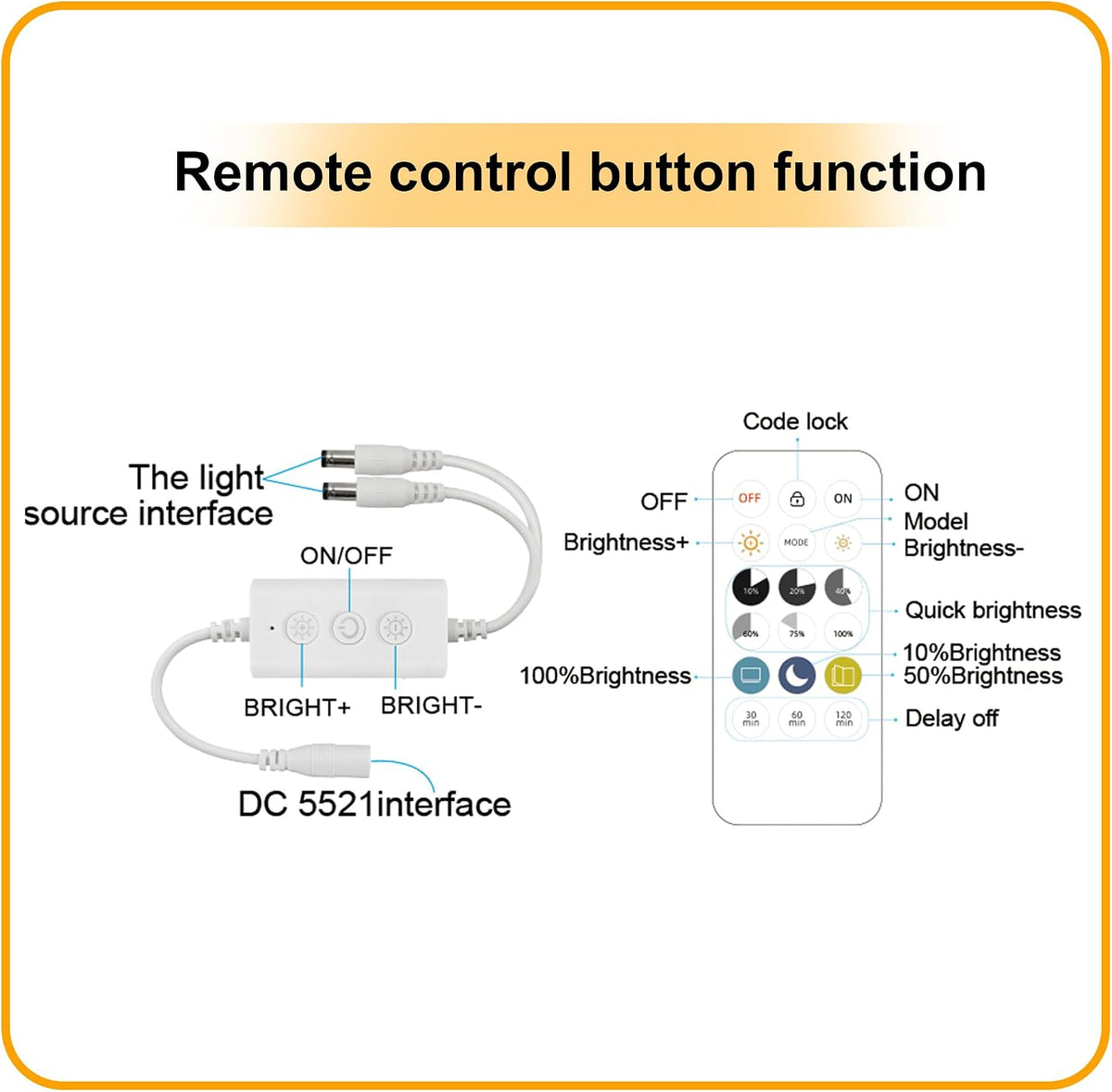 COB LED Strip Lights Warm White,24V Dimmable Led Light Strip KIT with Remote and App Control