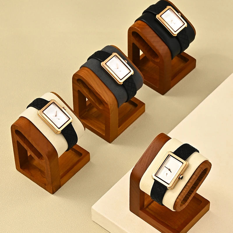 Wooden Jewelry Organizer Bracelet Watch Display Stand Jewelry Storage Holder Watch Rack Watch Display Props for Showcase