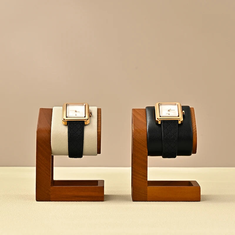 Wooden Jewelry Organizer Bracelet Watch Display Stand Jewelry Storage Holder Watch Rack Watch Display Props for Showcase