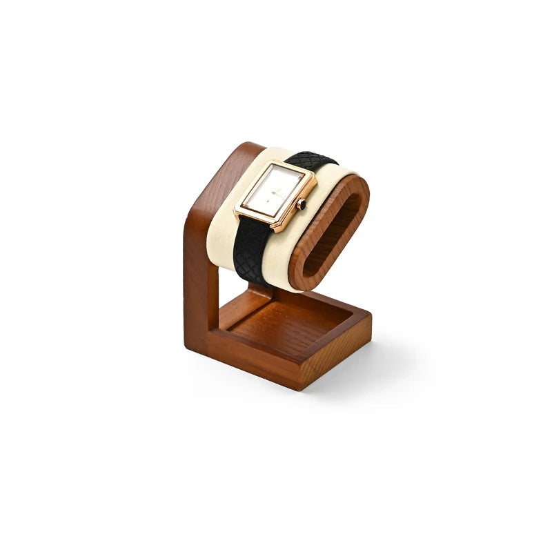 Wooden Jewelry Organizer Bracelet Watch Display Stand Jewelry Storage Holder Watch Rack Watch Display Props for Showcase