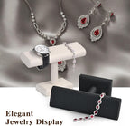 Leather Watch Display Stand T-Bar Showcase Jewelry Display Holder