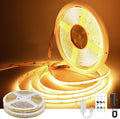 COB LED Strip Lights Warm White,24V Dimmable Led Light Strip KIT with Remote and App Control