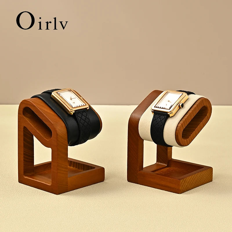 Wooden Jewelry Organizer Bracelet Watch Display Stand Jewelry Storage Holder Watch Rack Watch Display Props for Showcase
